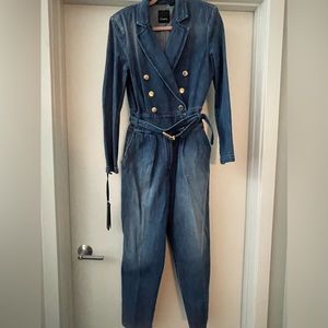 NWT Pinko Denim Jumpsuit Size 44 (Medium)